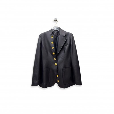 SCHIAPARELLI LEATHER BLAZER SCHIAPARELLI LEATHER BLAZER